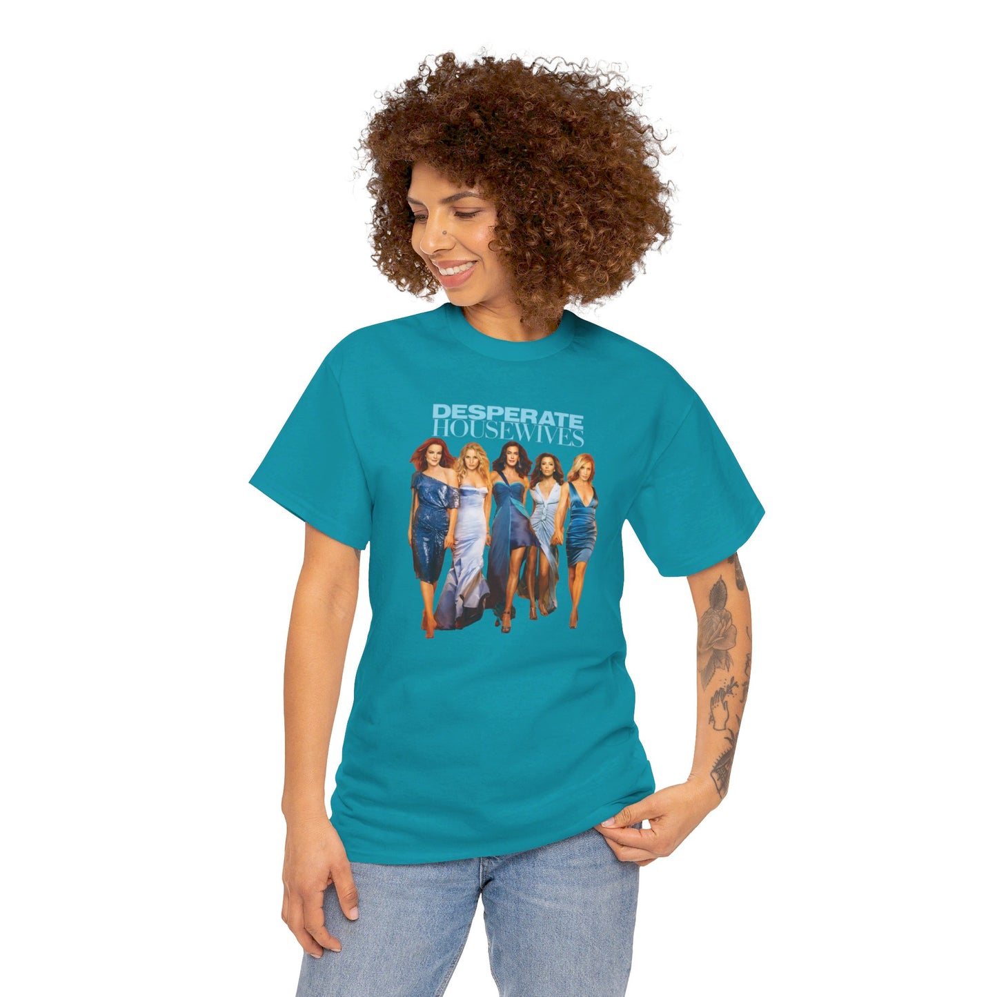 Desperate Housewives Blue Photoshoot Unisex Heavy Cotton Tee