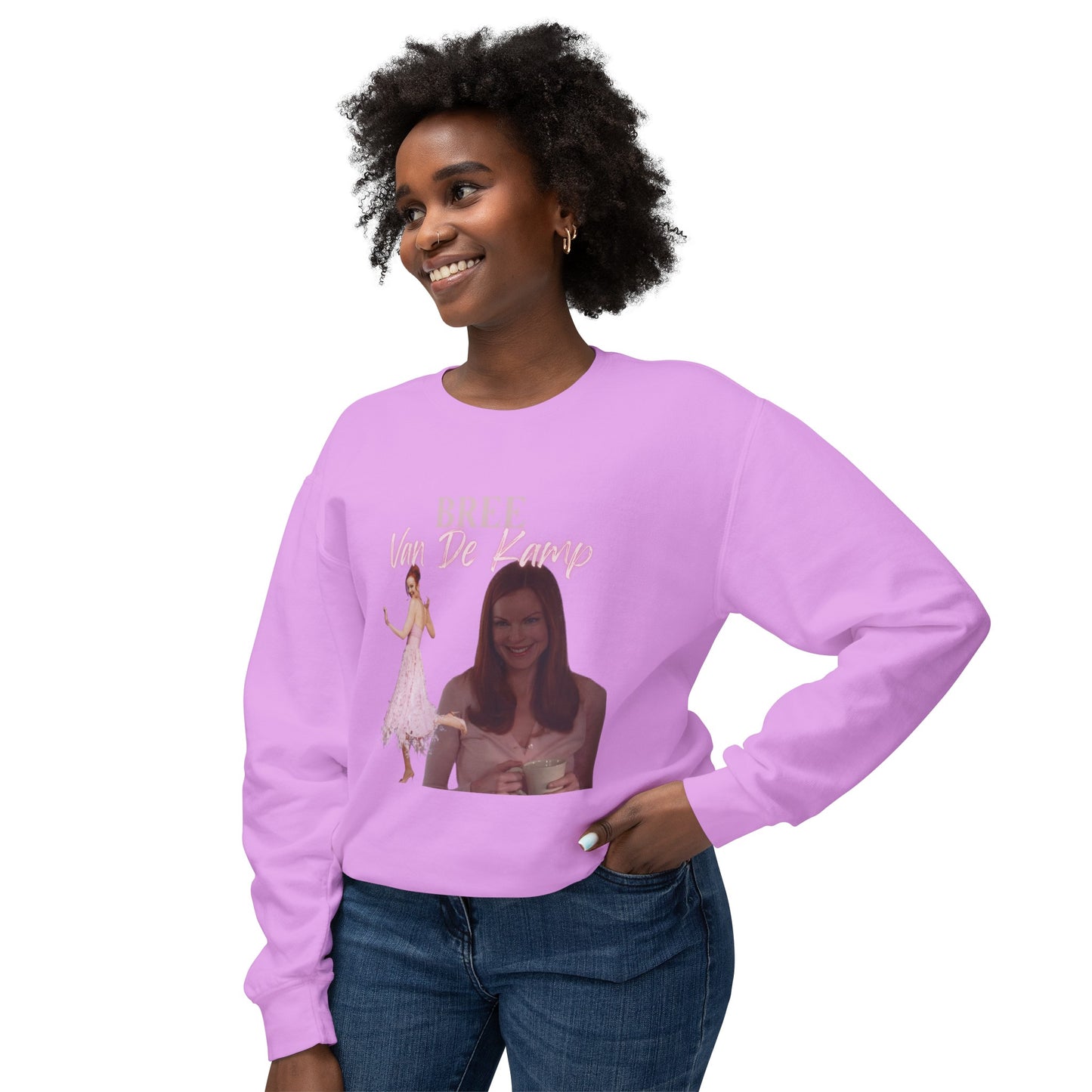 Bree Van De Kamp Vintage Style Unisex Lightweight Crewneck Sweatshirt