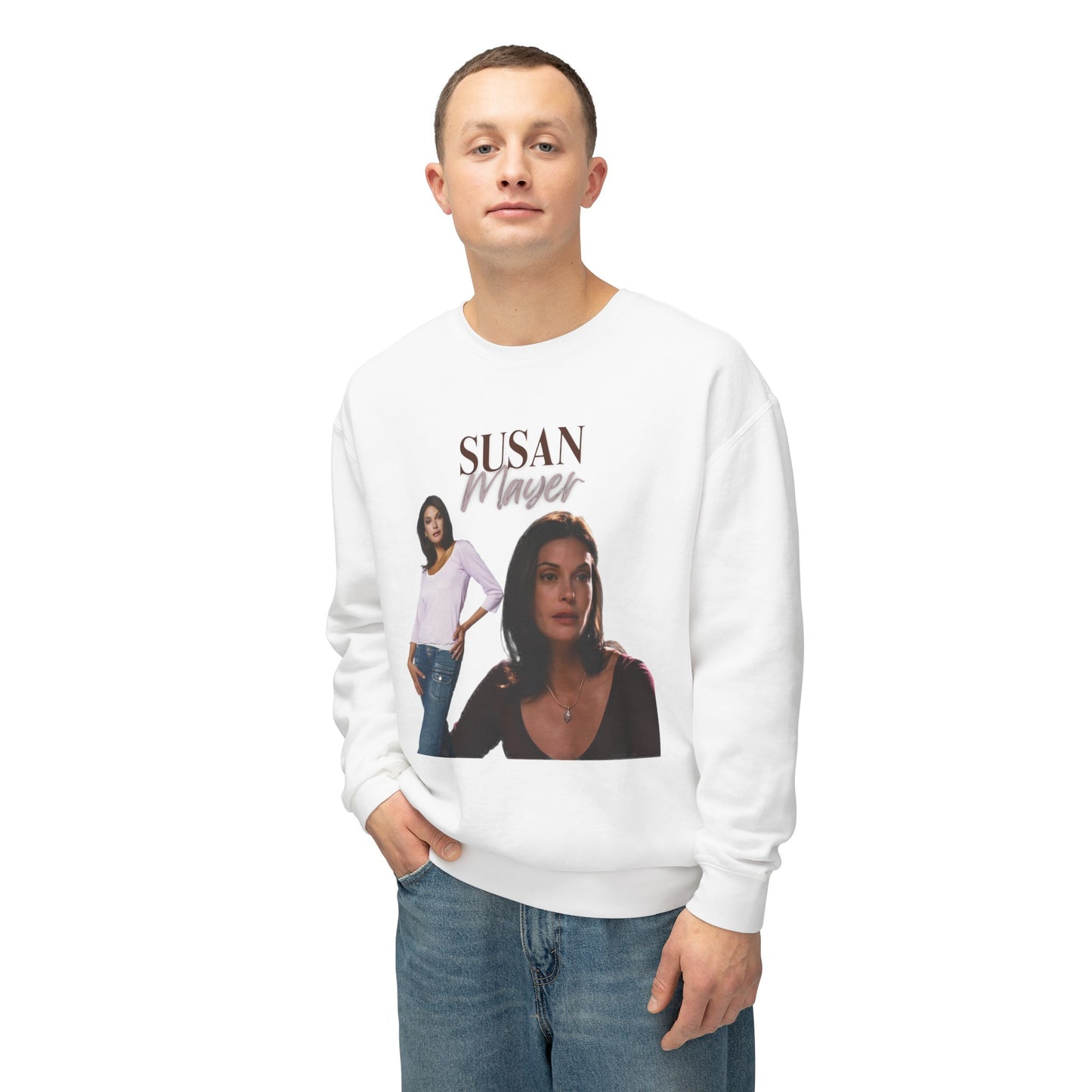 Susan Mayer Vintage Style Unisex Lightweight Crewneck Sweatshirt