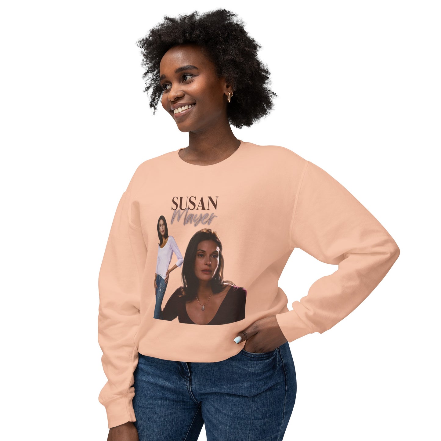 Susan Mayer Vintage Style Unisex Lightweight Crewneck Sweatshirt