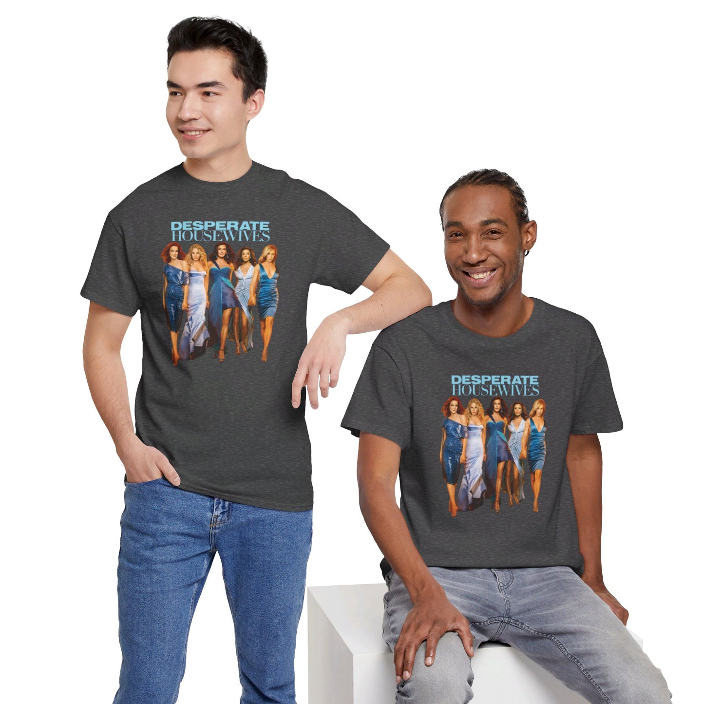 Desperate Housewives Blue Photoshoot Unisex Heavy Cotton Tee