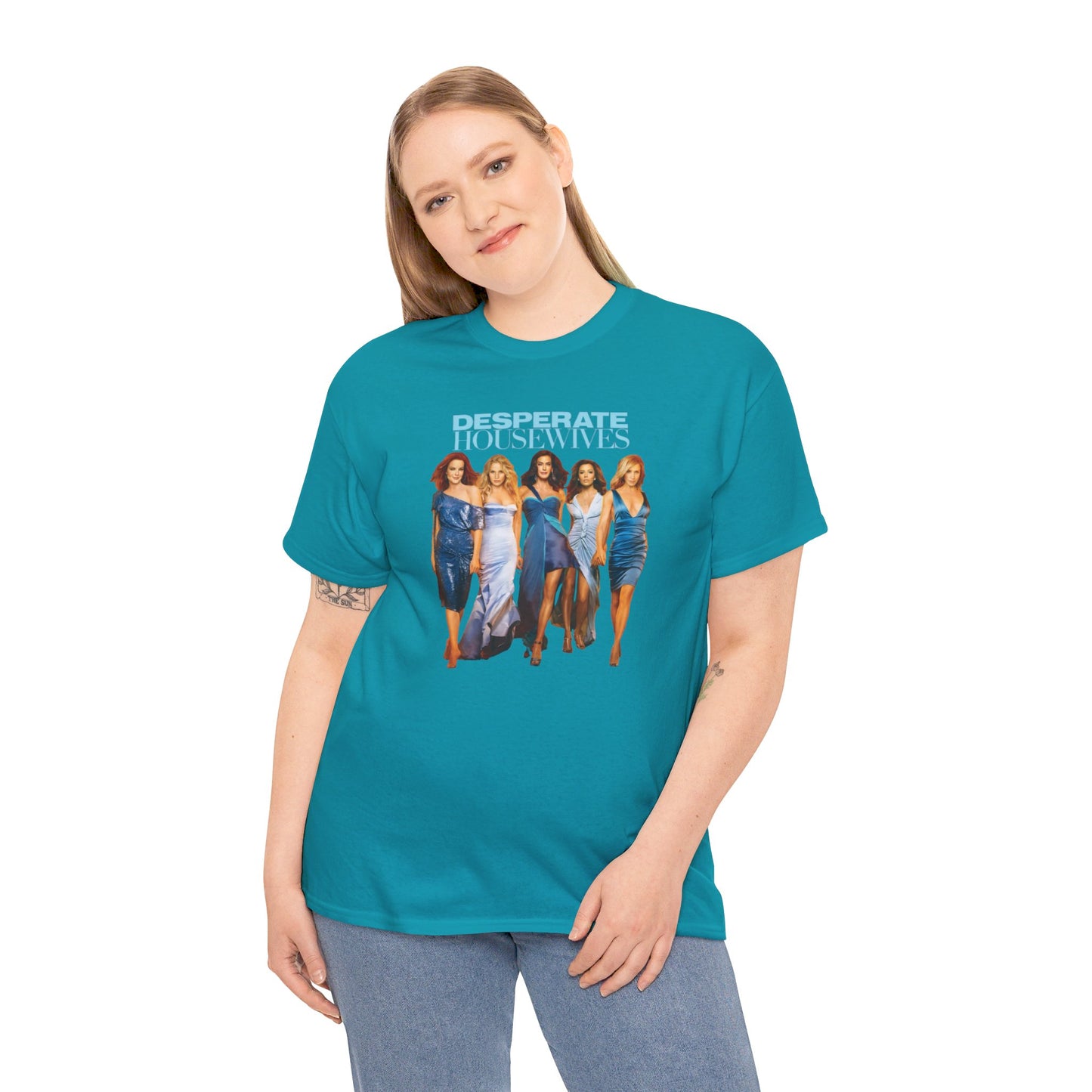 Desperate Housewives Blue Photoshoot Unisex Heavy Cotton Tee