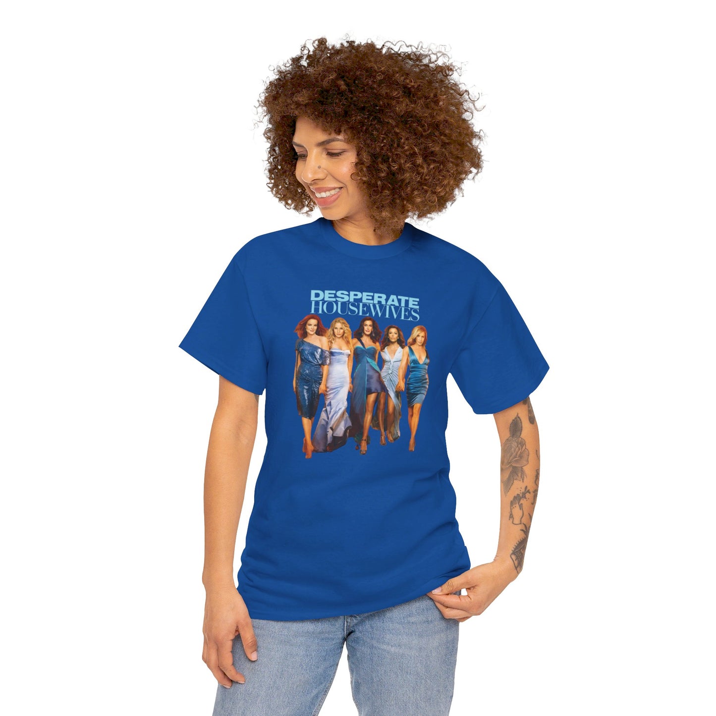 Desperate Housewives Blue Photoshoot Unisex Heavy Cotton Tee