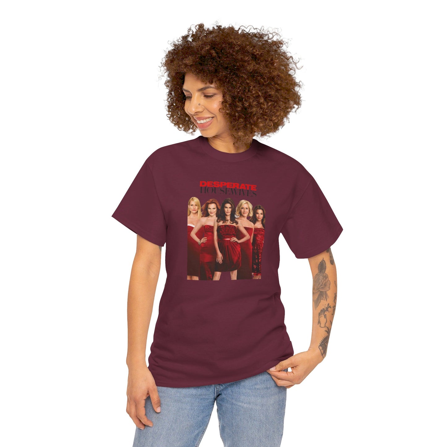 Desperate Housewives Red Photoshoot Unisex Heavy Cotton Tee