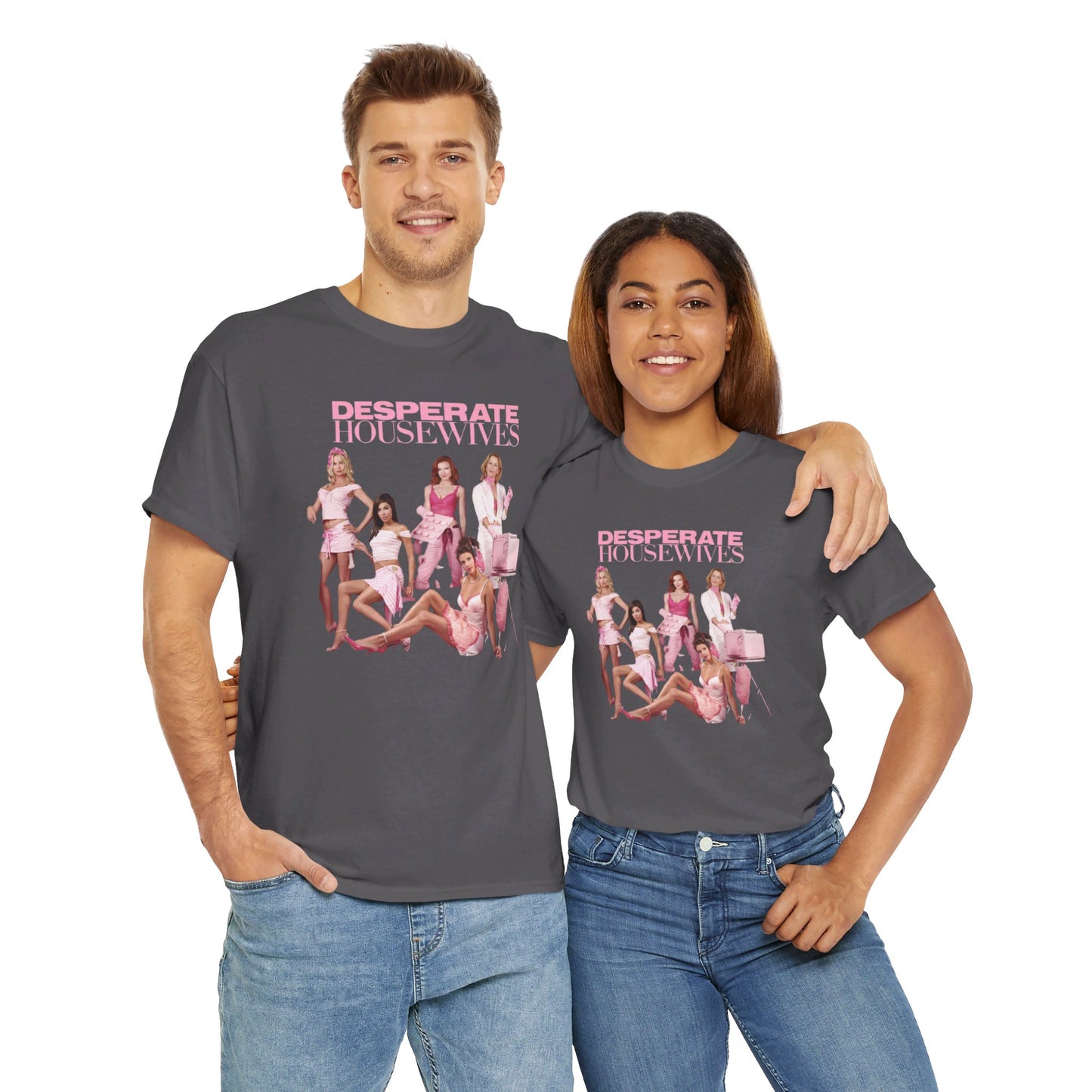 Desperate Housewives Pink Photoshoot Unisex Heavy Cotton Tee