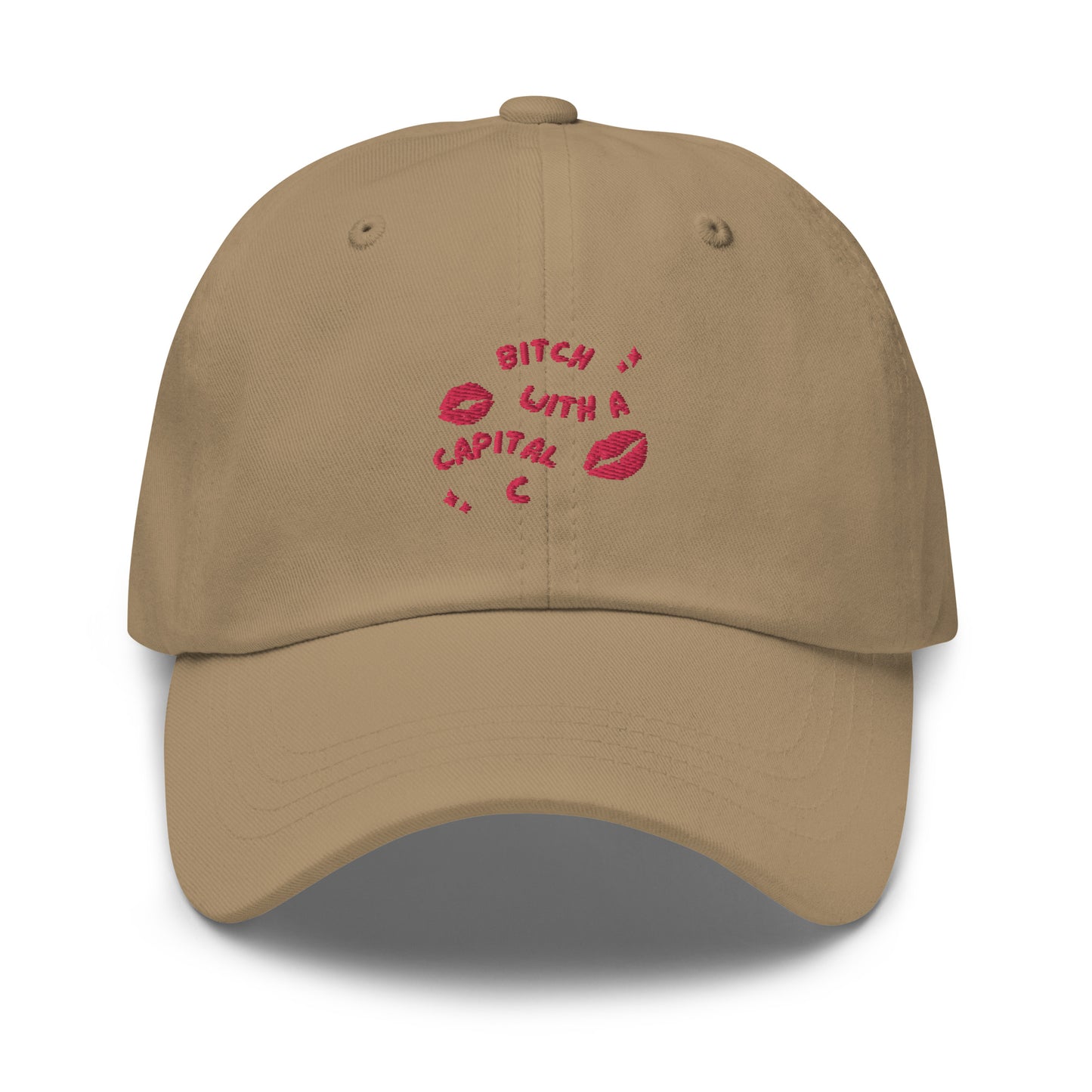 Bitch With A Capital C Dad hat