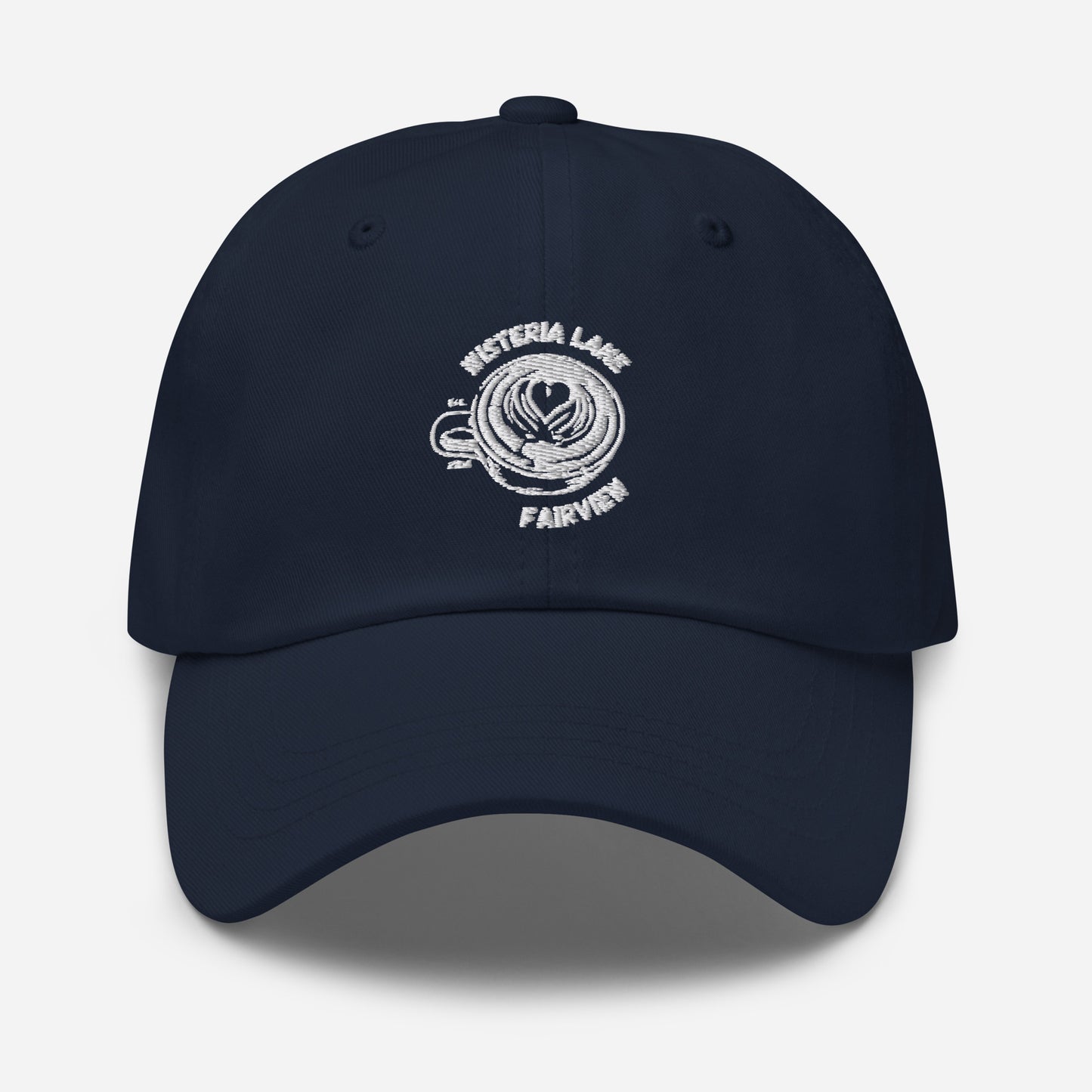 Embroidered Wisteria Lane Coffee Dad hat