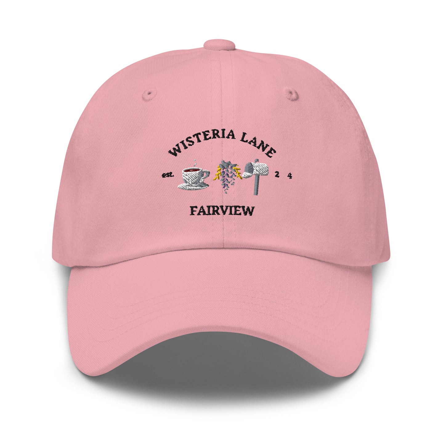 Embroidered Wisteria Lane dad hat