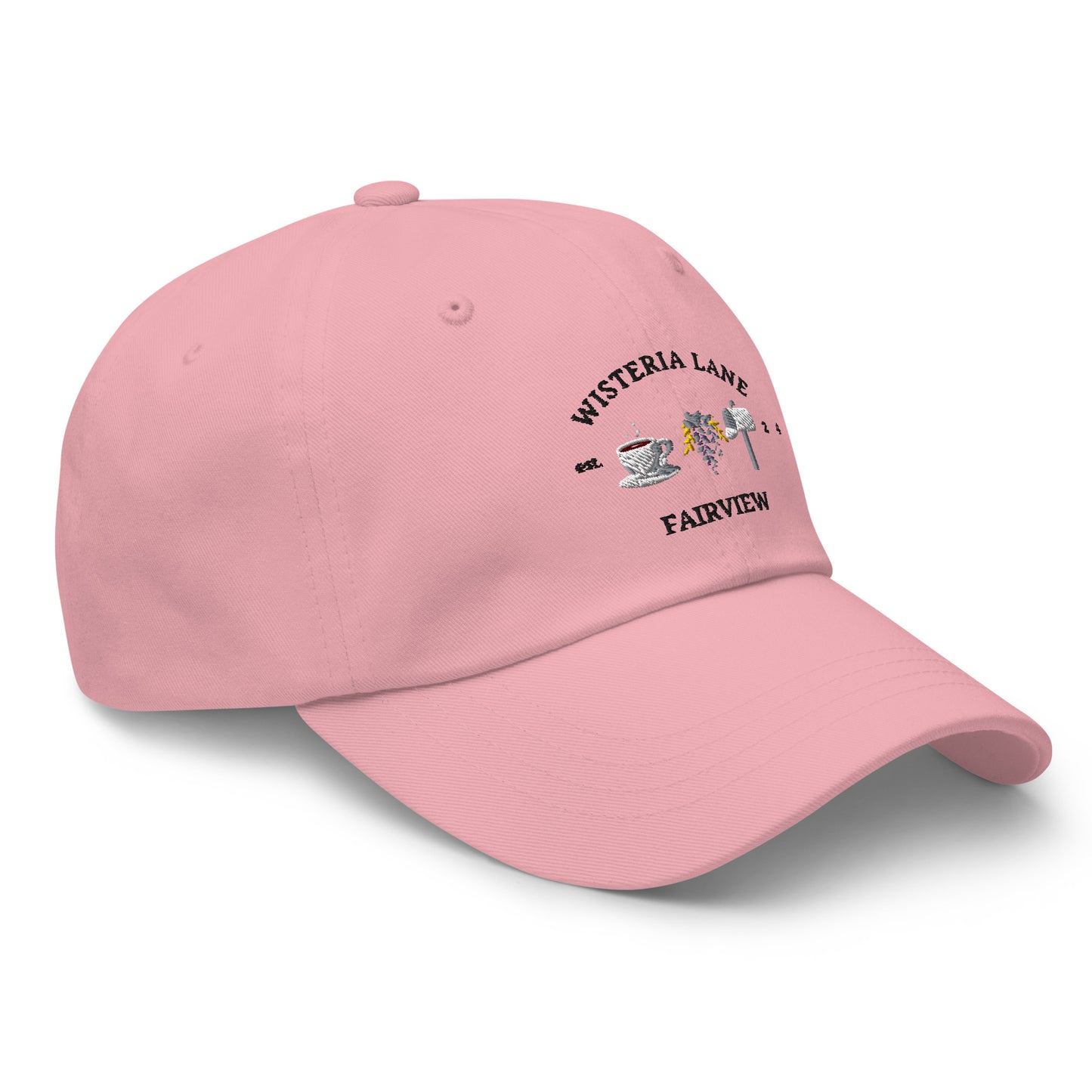 Embroidered Wisteria Lane dad hat