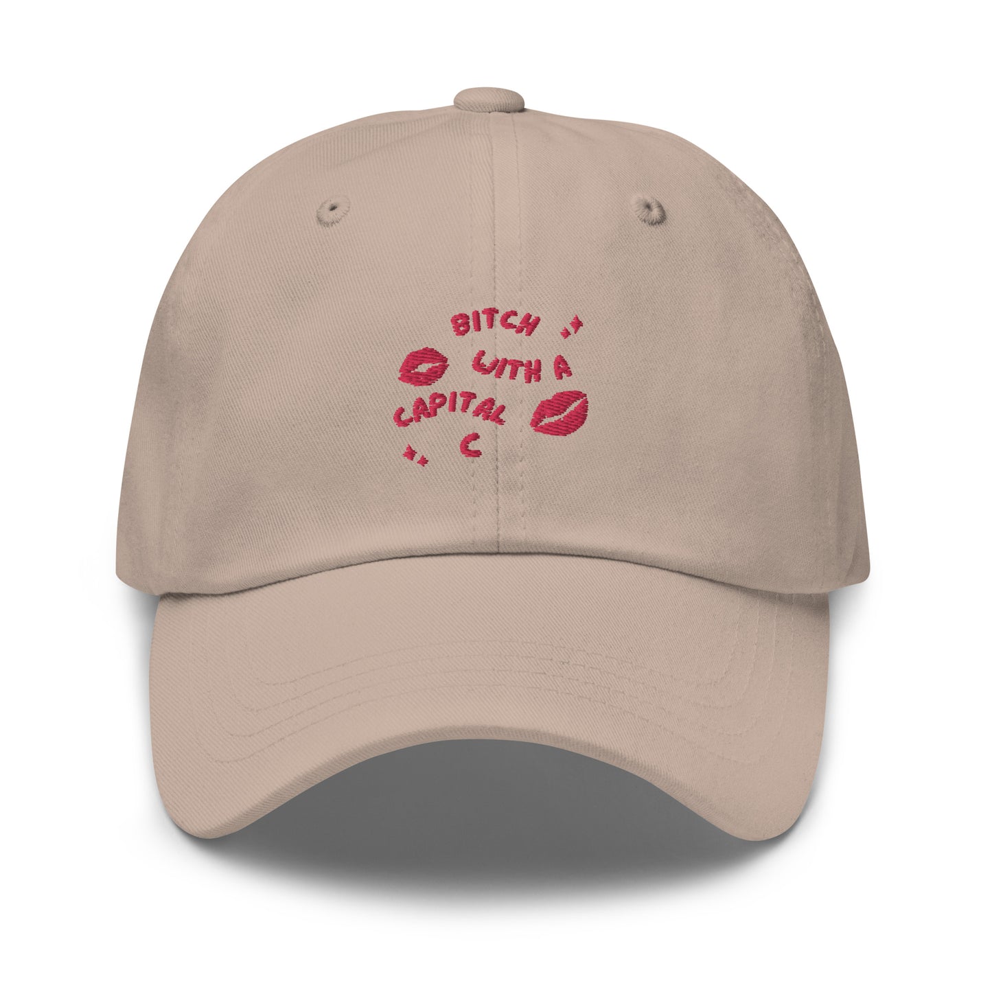 Bitch With A Capital C Dad hat