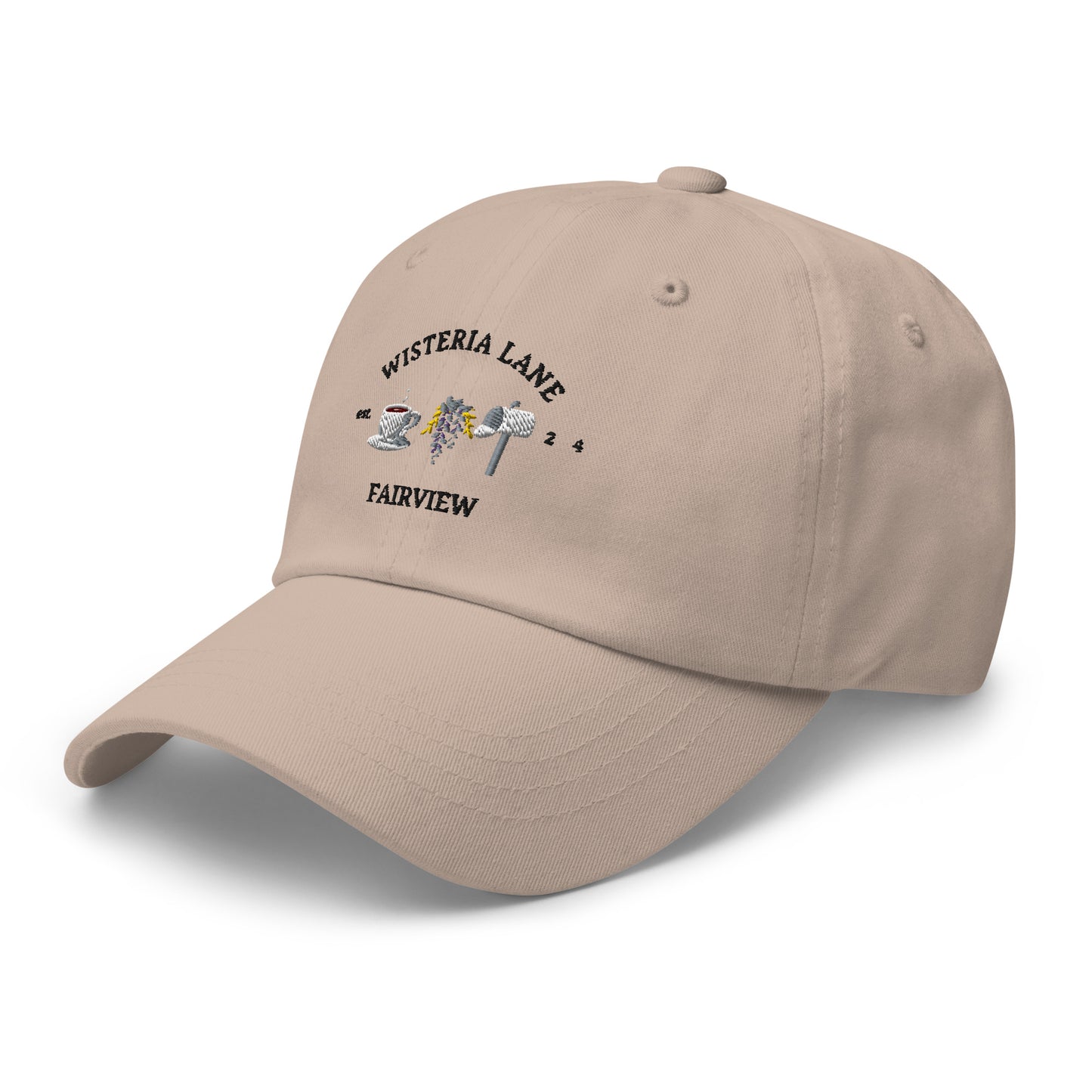 Embroidered Wisteria Lane dad hat