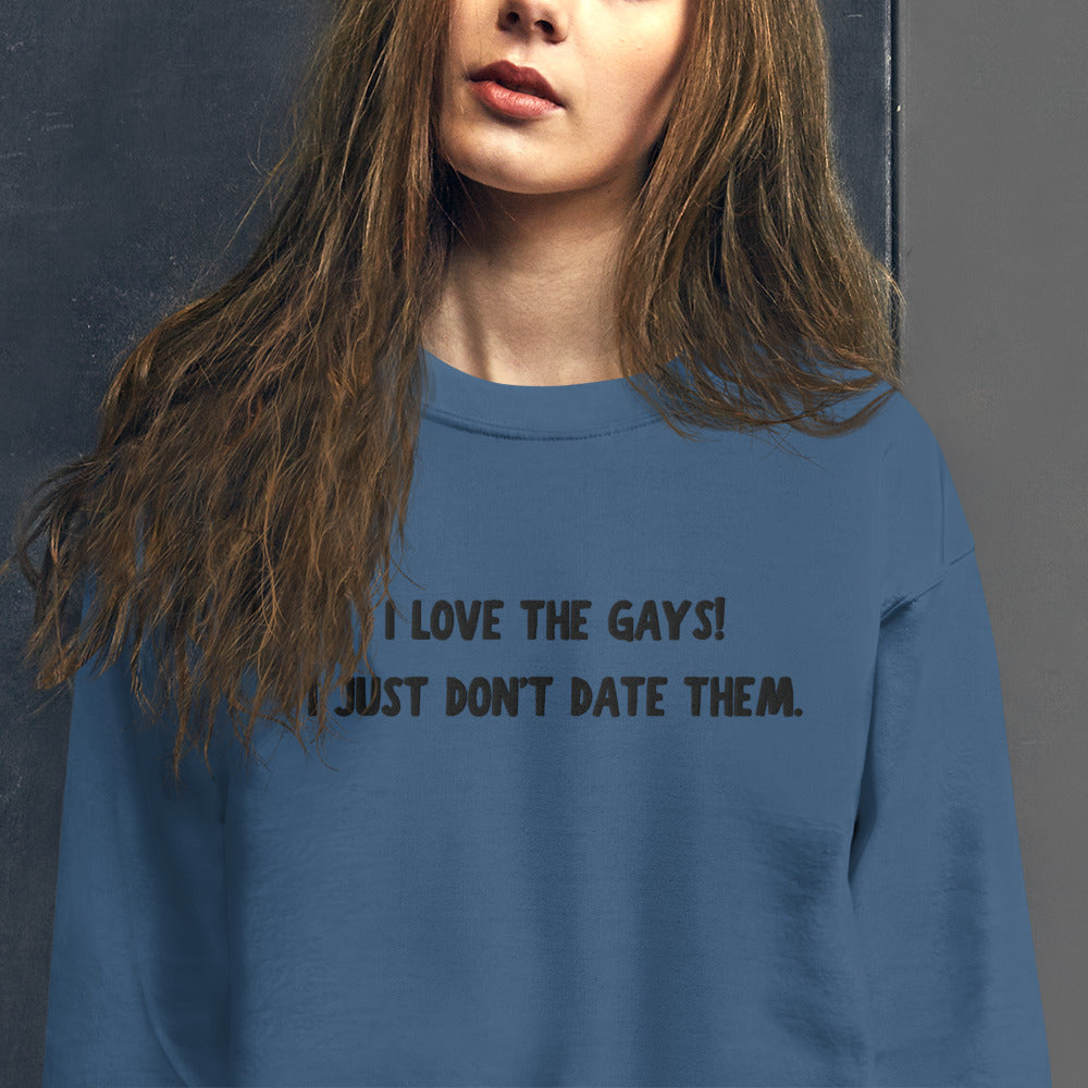 Embroidered Bree Gays Quote Unisex Sweatshirt