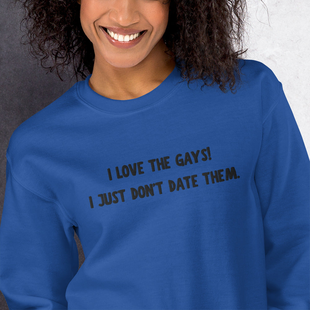 Embroidered Bree Gays Quote Unisex Sweatshirt