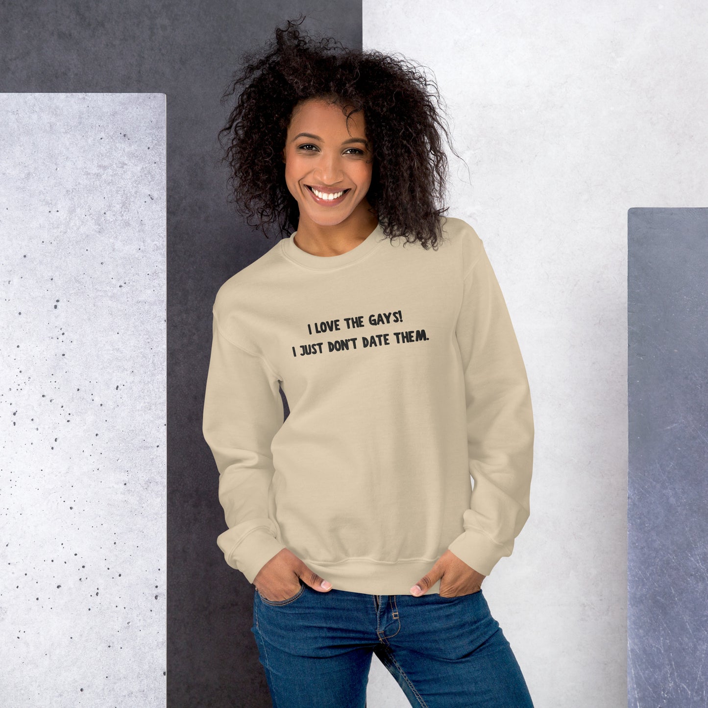 Embroidered Bree Gays Quote Unisex Sweatshirt