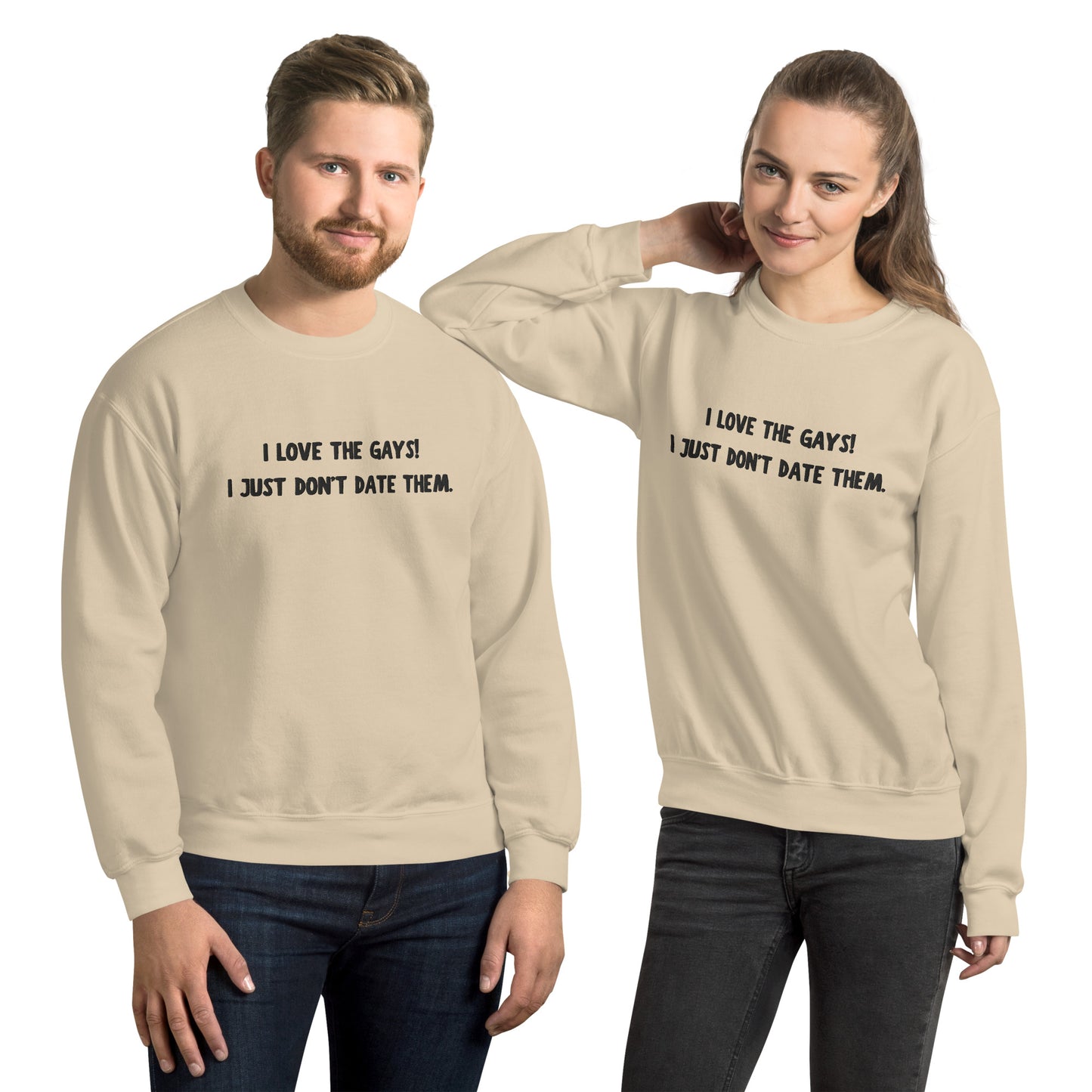 Embroidered Bree Gays Quote Unisex Sweatshirt