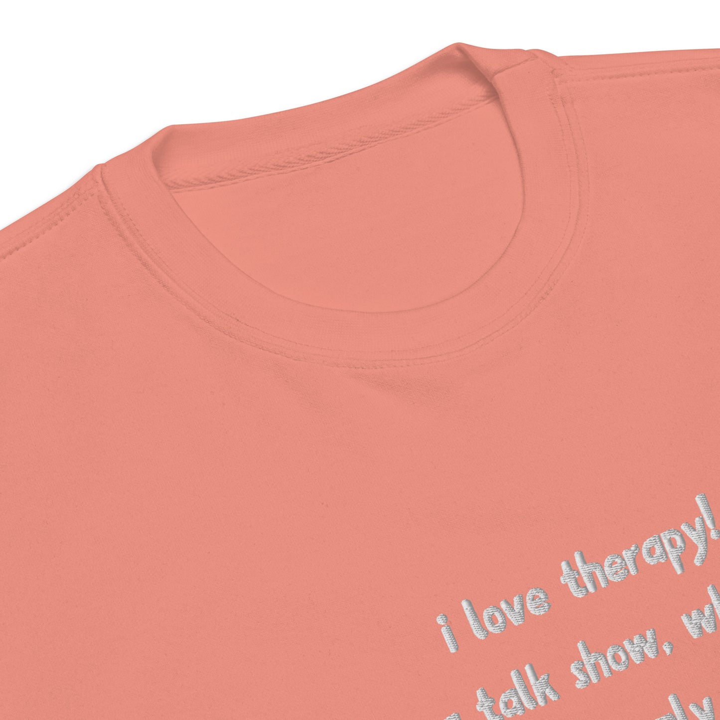 Embroidered Gaby Therapy Quote Unisex Premium Crewneck